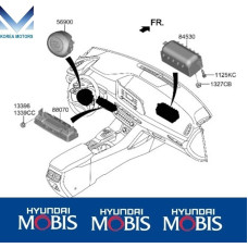 airbag module passenger for hyundai sonata 2019-22